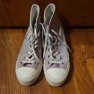 purple platform converse